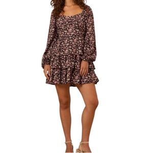 Altar’d State Taya Tierd Floral Dress